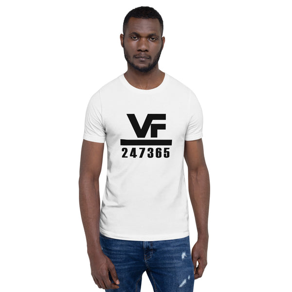 Black Print Logo T Shirt Multiple colors available Vista